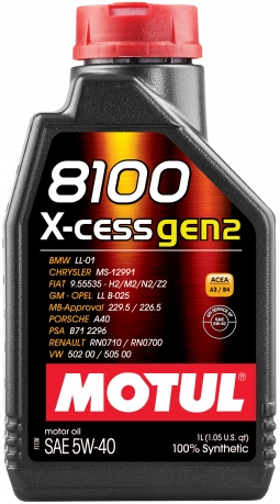 Motul 8100 X-cess GEN2 5W-40