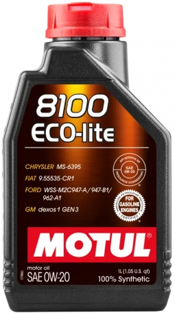 Motul 8100 Eco-lite 0W-20