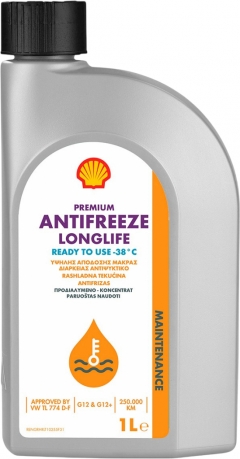 Shell Premium Antifreeze LongLife 774 DF (G12+) Ready to Use
