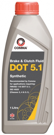 Comma DOT 5.1 Synthetic Brake Fluid