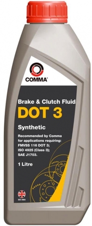 Comma DOT 3 Brake Fluid