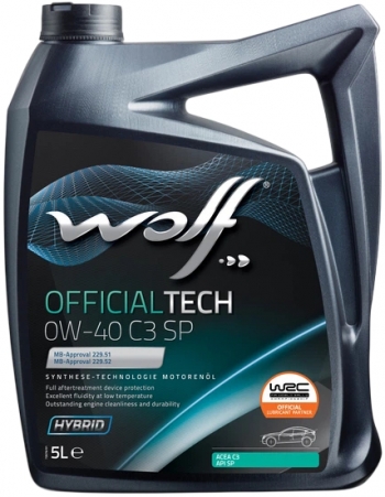 Wolf GuardTech 0W-40 C3 SP