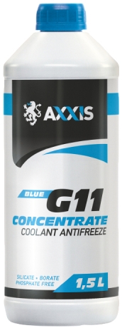 Axxis Antifreeze Blue Concentrate G11 (-80°С)