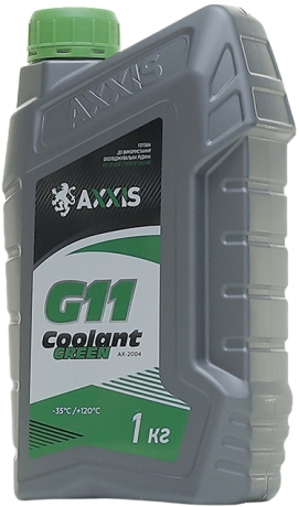 Axxis Green G11 Сoolant Antifreeze