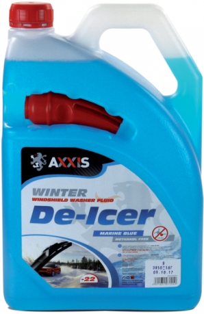 Axiss Winter Glass Washer Fluid -22°С Marine Blue