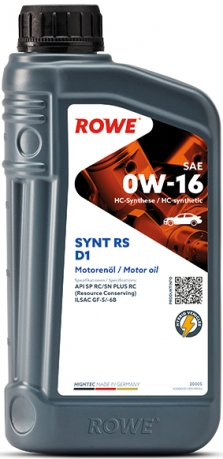 Rowe Hightec Synt RS D1 SAE 0W-16