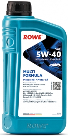 Rowe Hightec Multi Formula SAE 5W-40