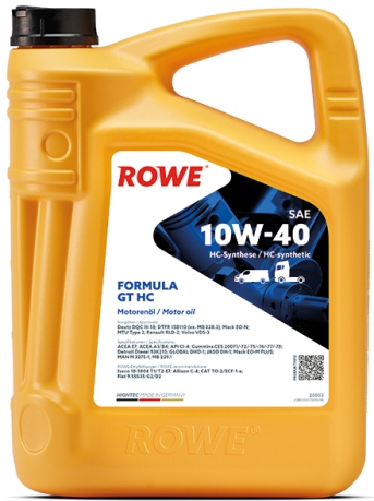 Rowe Hightec Formula GT SAE 10W-40 HC