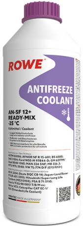 Rowe Hightec Antifreeze Coolant AN-SF 12+ Ready-Mix -25°C