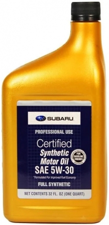 Subaru Motor Oil SAE 5W30