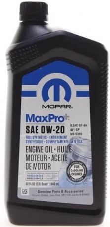 Mopar MaxPro+ SAE 0W20 Engine Oil SP/GF-6A