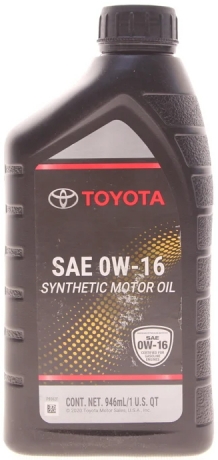 Toyota Syntetic Oil 0W16