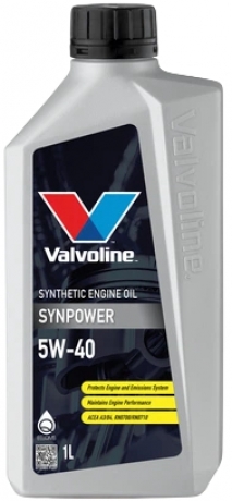 Valvoline SynPower Motor Oil SAE 5W40