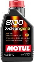 Motul 8100 X-clean GEN2 5W-40