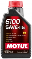 Motul 6100 SAVE-lite 0W-20
