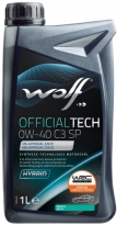 Wolf OfficialTech 0W-40 C3 SP