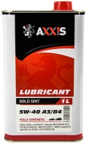 Axxis 5W-40 A3/B4 Gold Sint