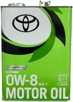 Toyota Synthetic GLV-1 0W8 (Japan)
